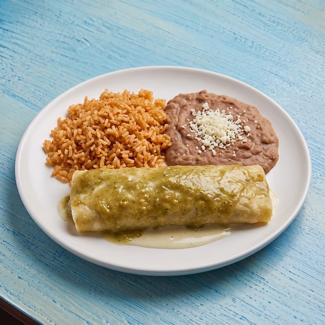 Ground Beef Burrito.